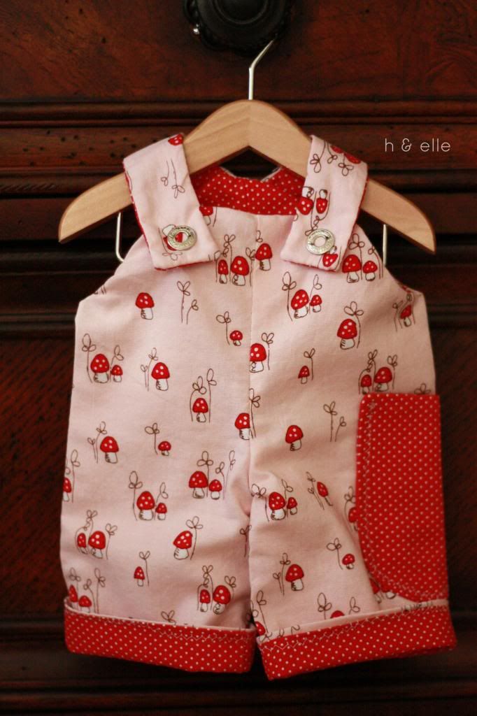 14-15" Shroomie Overalls with side pocket