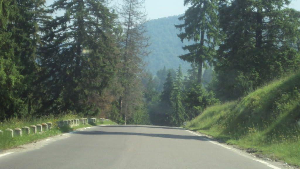 drumul dintre Rasnov si Campulung