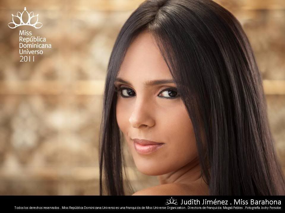 Headshot Miss Barahona - Judith Jiménez Álvarez - Miss Dominican Republic 2011 Candidate