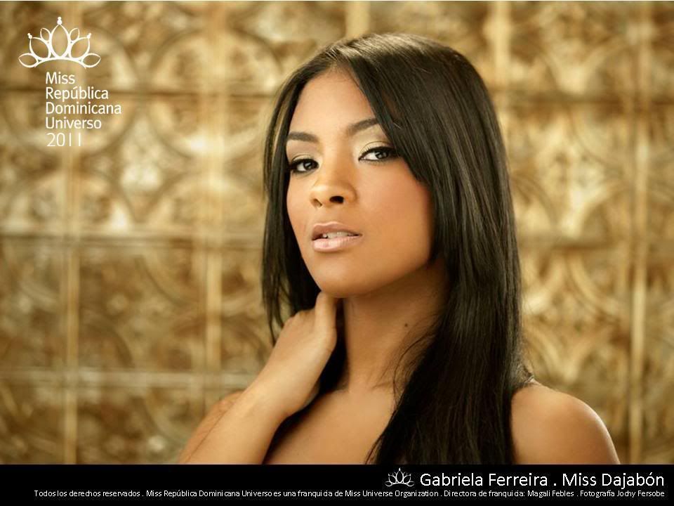 Headshot Miss Dajabón - Gabriela Ferreira de los Santos - Miss Dominican Republic 2011 Candidate