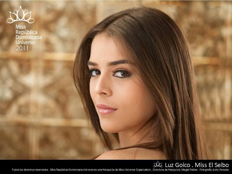 Headshot Miss El Seibo - Luz Aura Goico Ortíz - Miss Dominican Republic 2011 Candidate