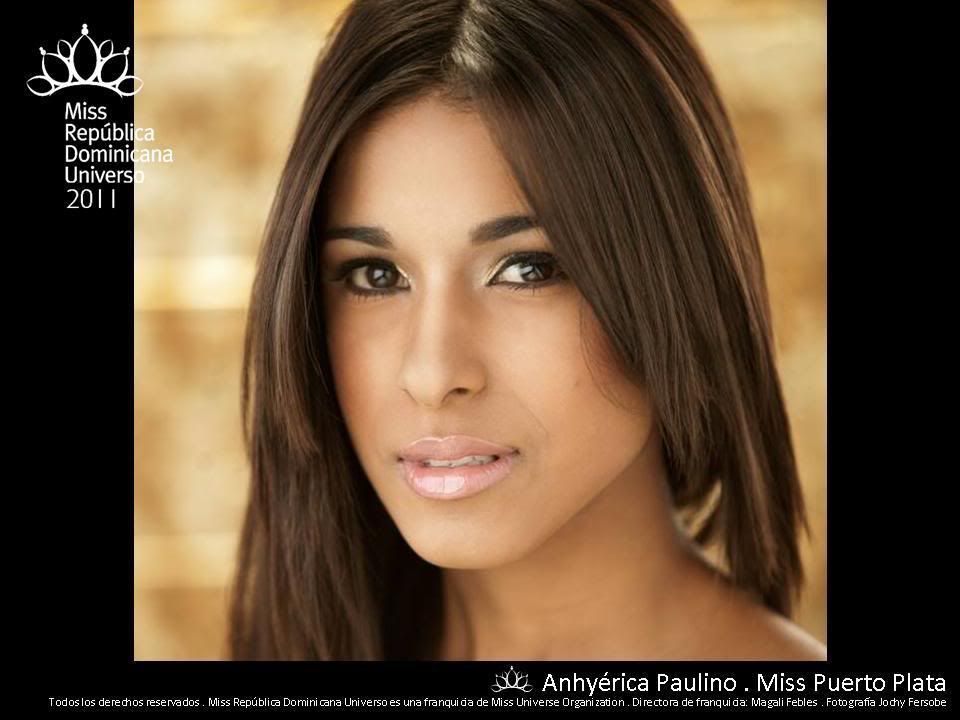 Headshot Miss Puerto Plata - Anhyérica Jacqueline Paulino Cid - Miss Dominican Republic 2011 Candidate
