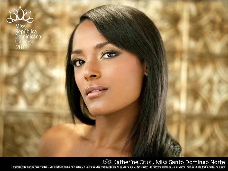Headshot Miss Santo Domingo Norte - Katherine Cruz Espinosa - Miss Dominican Republic 2011 Candidate