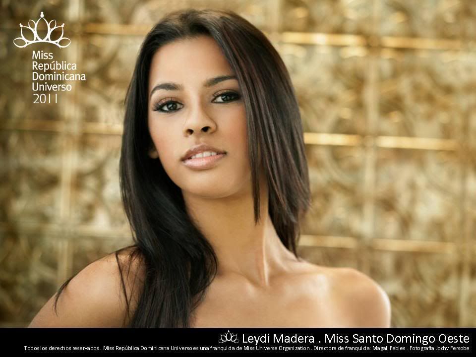 Headshot Miss Santo Domingo Oeste - Leydi Joreiy Madera Vargas - Miss Dominican Republic 2011 Candidate