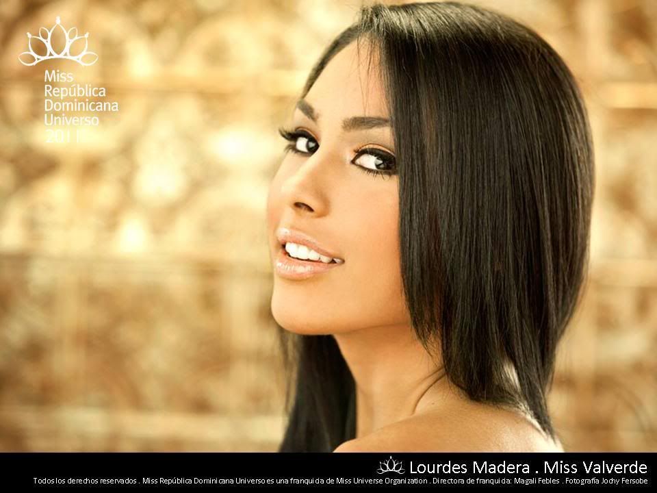 Headshot Miss Valverde - Lourdes Madera Rodríguez - Miss Dominican Republic 2011 Candidate