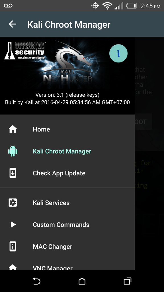 [Lollipop/Marshmallow] Kali NetHunter for th… | HTC One (M8)