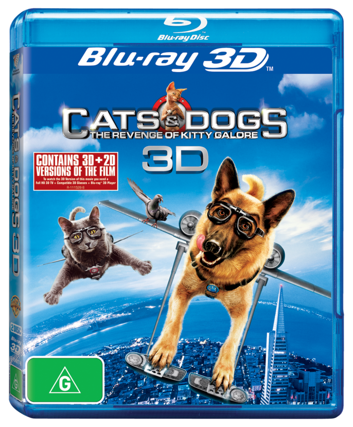 Cats & Dogs The Revenge of Kitty Galore 2010 3D 1080p Half-SBS A