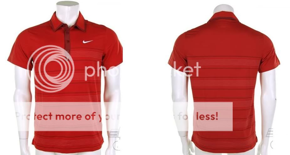 Nike Federer RF Trophy Stripe Tennis Polo Shirt New French Open 2011 