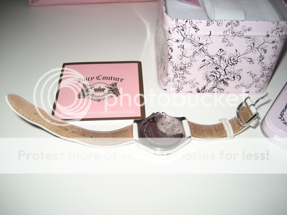 Juicy Couture White Leather Watch  