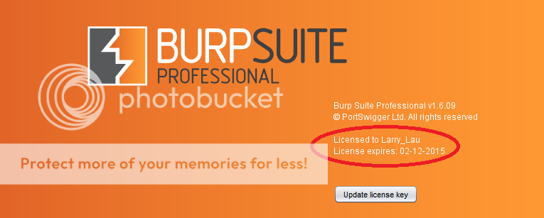 burp suite professional license key