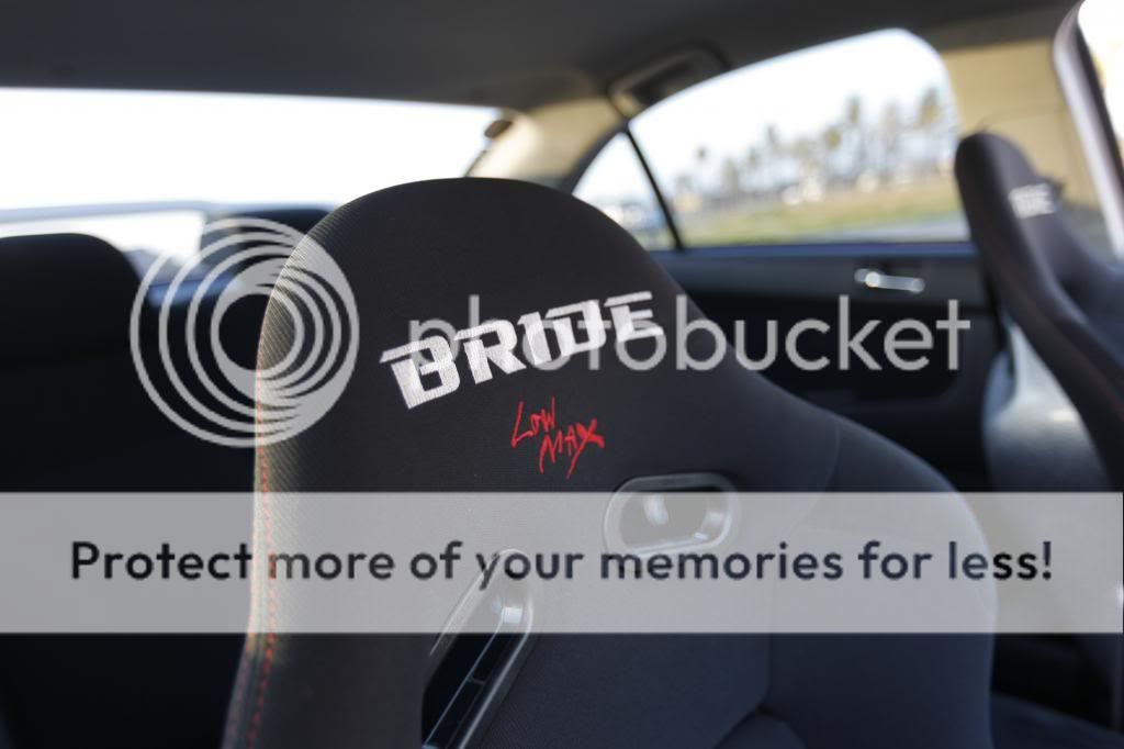 WTT 2x BRIDE STRADIA SPORT w/ BRIDE RAILS for 2x OEM EVO X RECARO