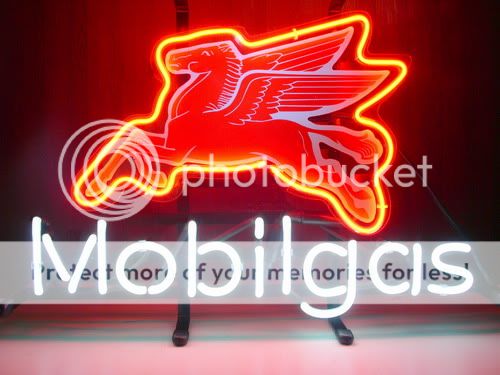   Neon Light Sign Gift Beer Bar Pub Sign Mobil gas Neon Sign N08  