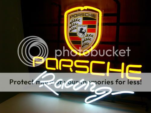New Porsche Auto Racing Neon Light Sign Gift Pub Bar Beer Sign V28