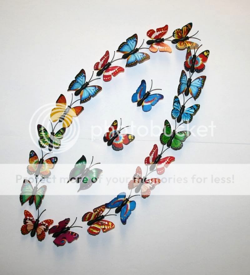   colorful small size refrigerator butterfly magnet about 1 5 x1 5 s001