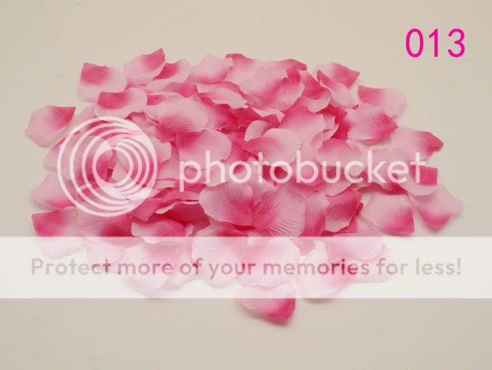   wedding party supplies SILK ROSE PETALS different color FLOWER leaves